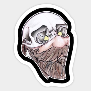 Beardanna color Sticker